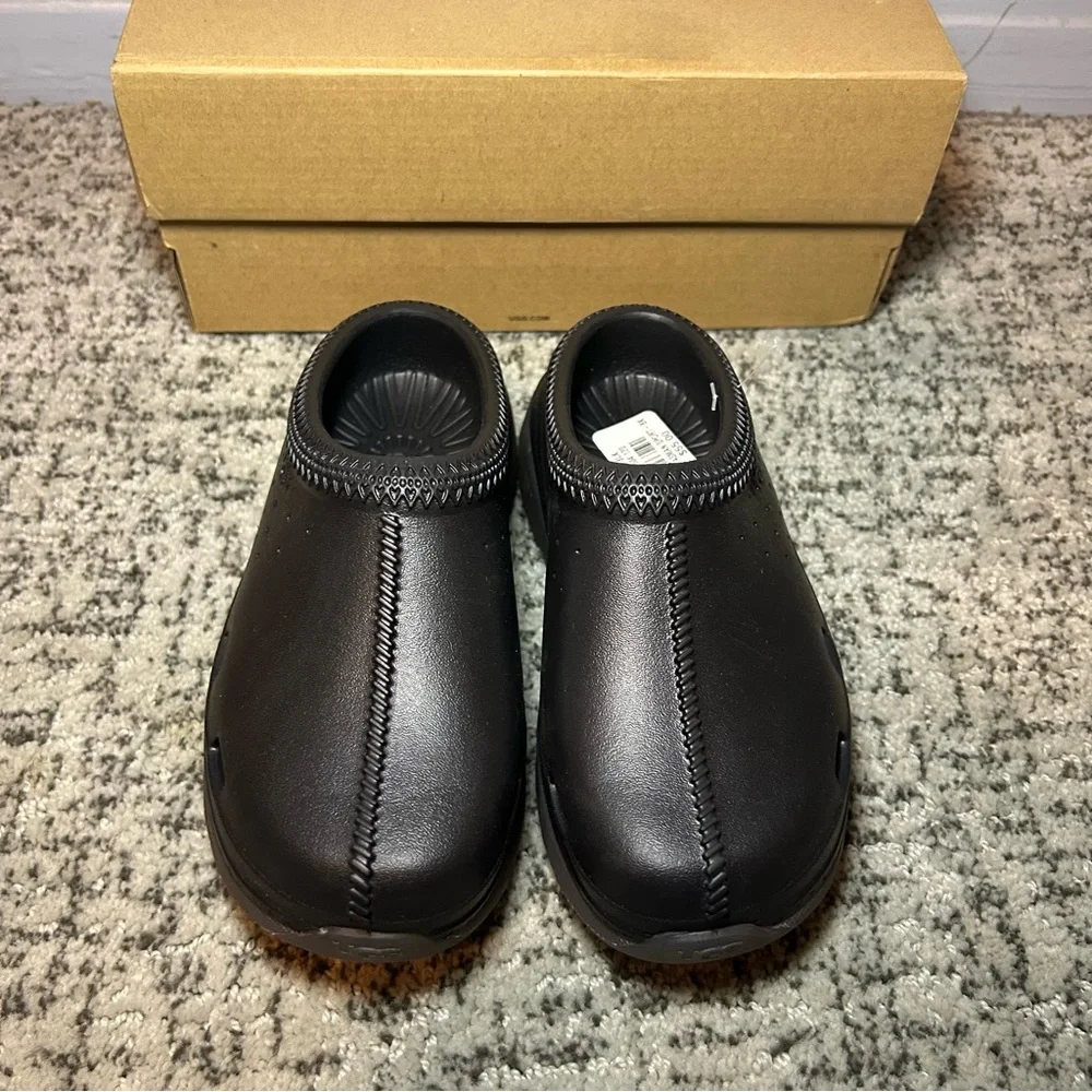 NWT Ugg Black Tasman Sport Slip-On Shoes Size 12 Girls
